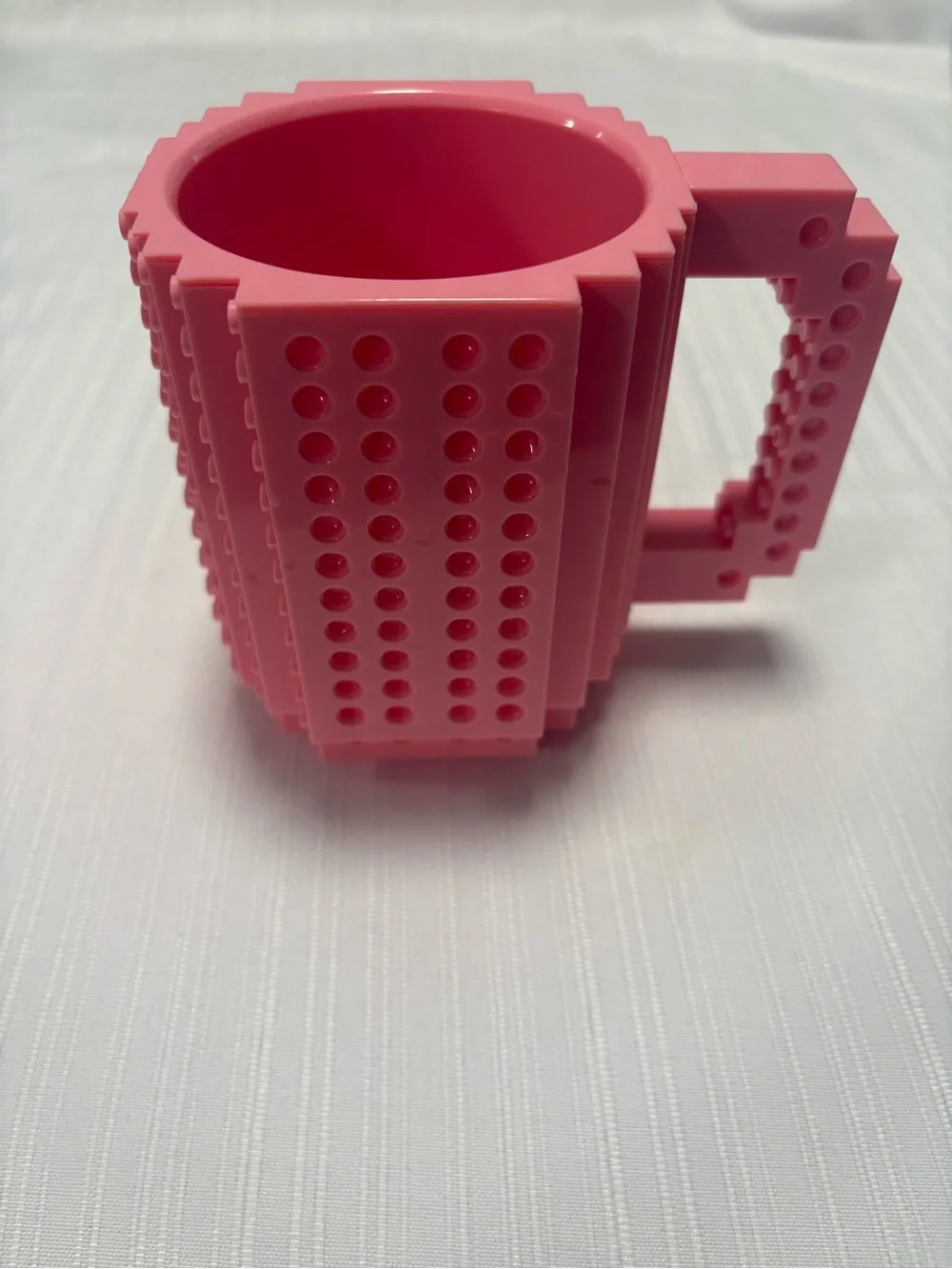 Lego Pink Buildable Brick-Style Coffee Mug
